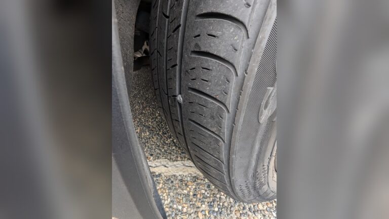 Can You Drive With Nail in Tire