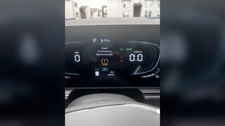 How to Check Tire Pressure Kia Niro
