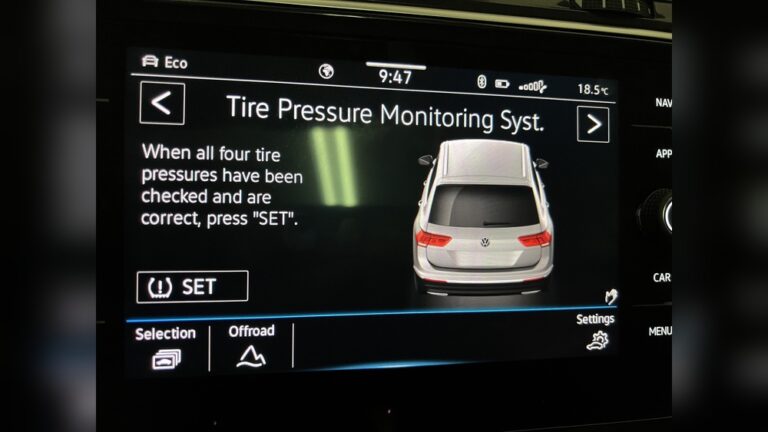 How to Check Tire Pressure on Volkswagen Tiguan 2024