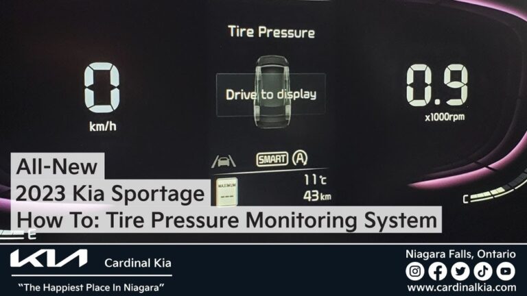 How to Reset Tire Pressure Sensor Kia Sportage 2024