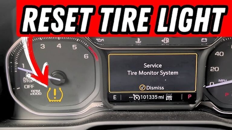 How to Service Tire Monitor System