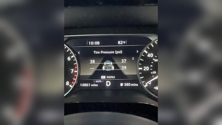 What Psi Should My Tires Be Nissan Altima